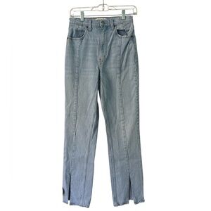 Abercrombie & Fitch Women's Blue Straight Leg Jeans